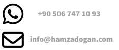 e-mail and whatsapp contact information for Hamza DOĞAN Prototyping Workshop